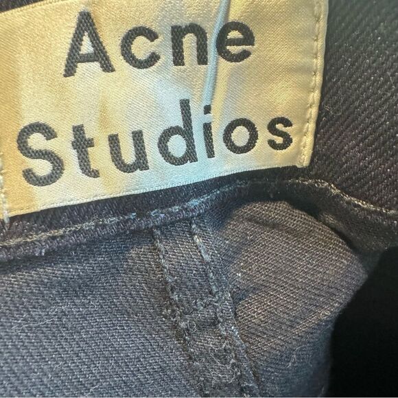 Acne Studios Ace Jean in Navy Cash Denim - Picture 8 of 9